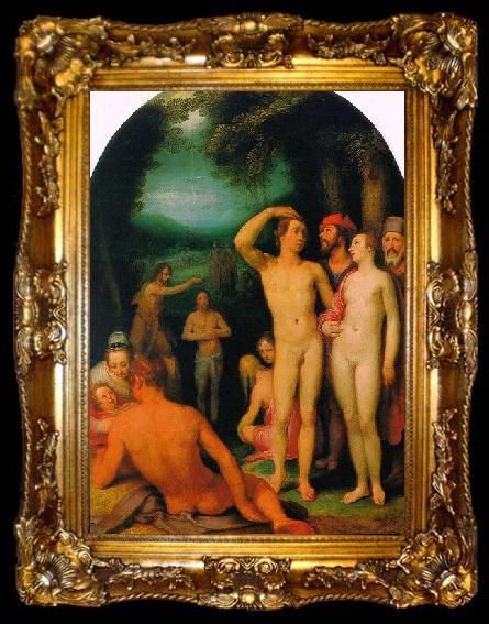 framed  unknow artist The Baptism of Christ, ta009-2